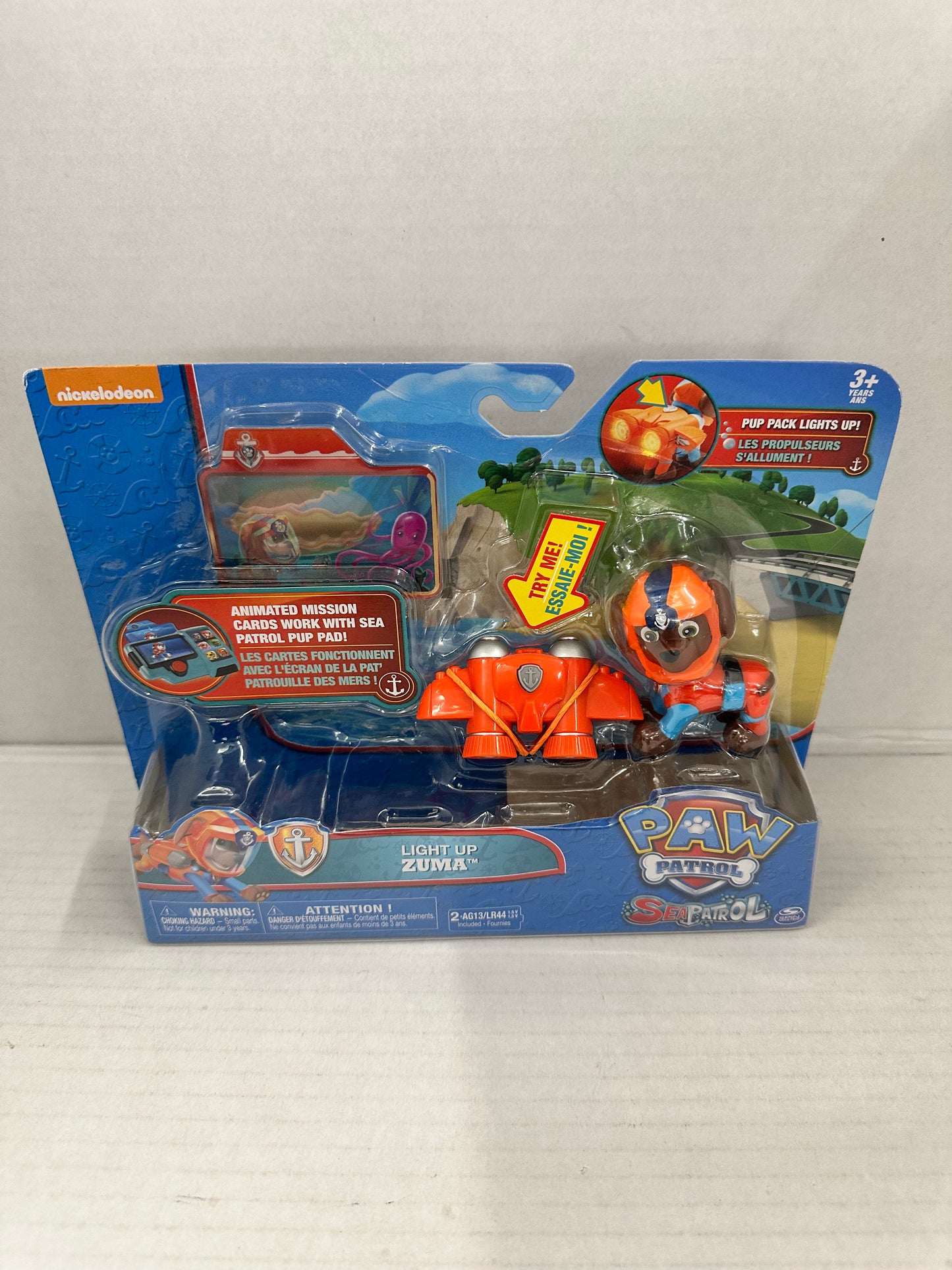 Paw Patrol LIGHT UP ZUMA Sea Patrol Pup Pack