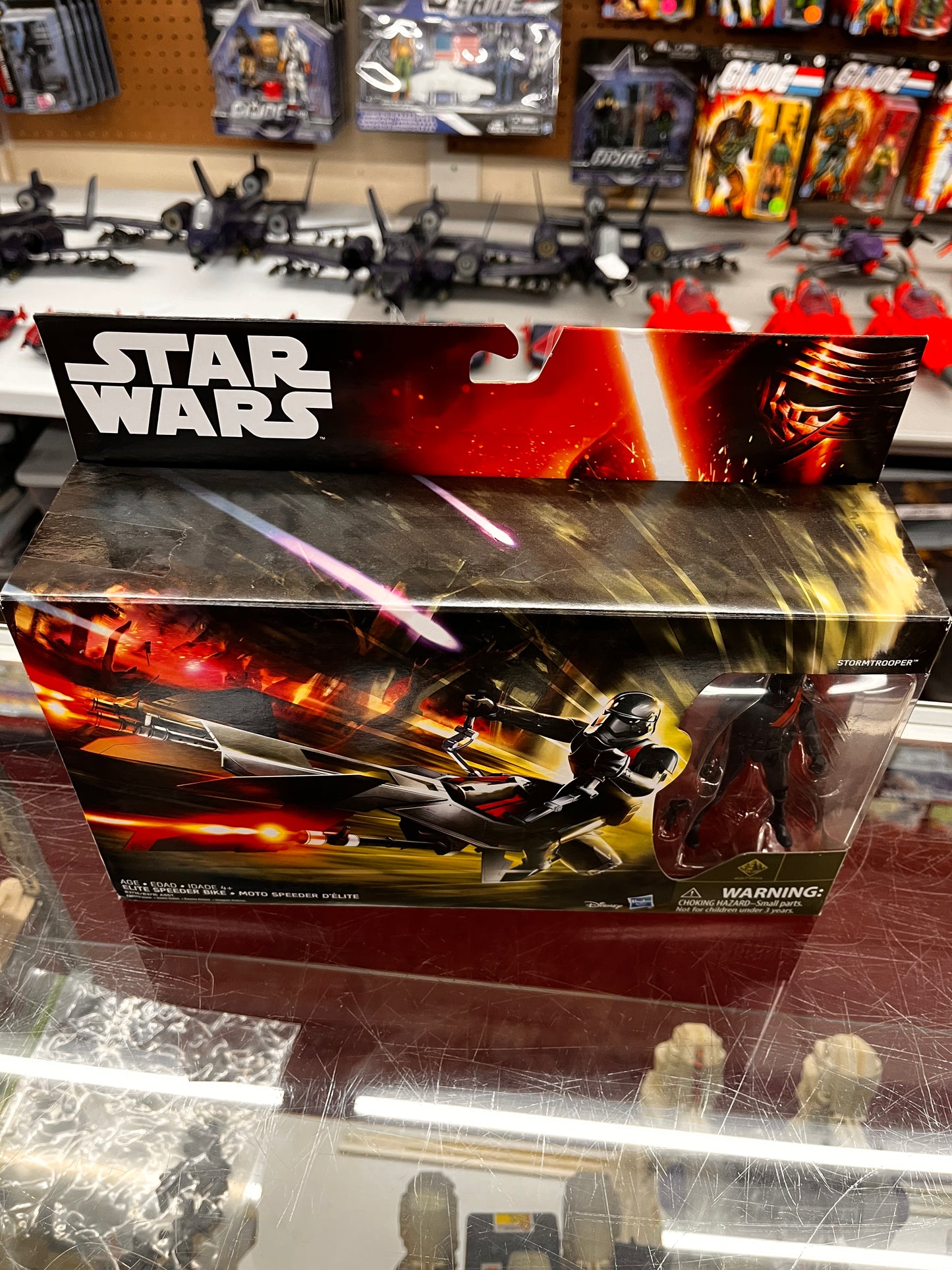 Star Wars "The Force Awakens" Elite Speeder Bike w/ Stormtrooper Figure 2015