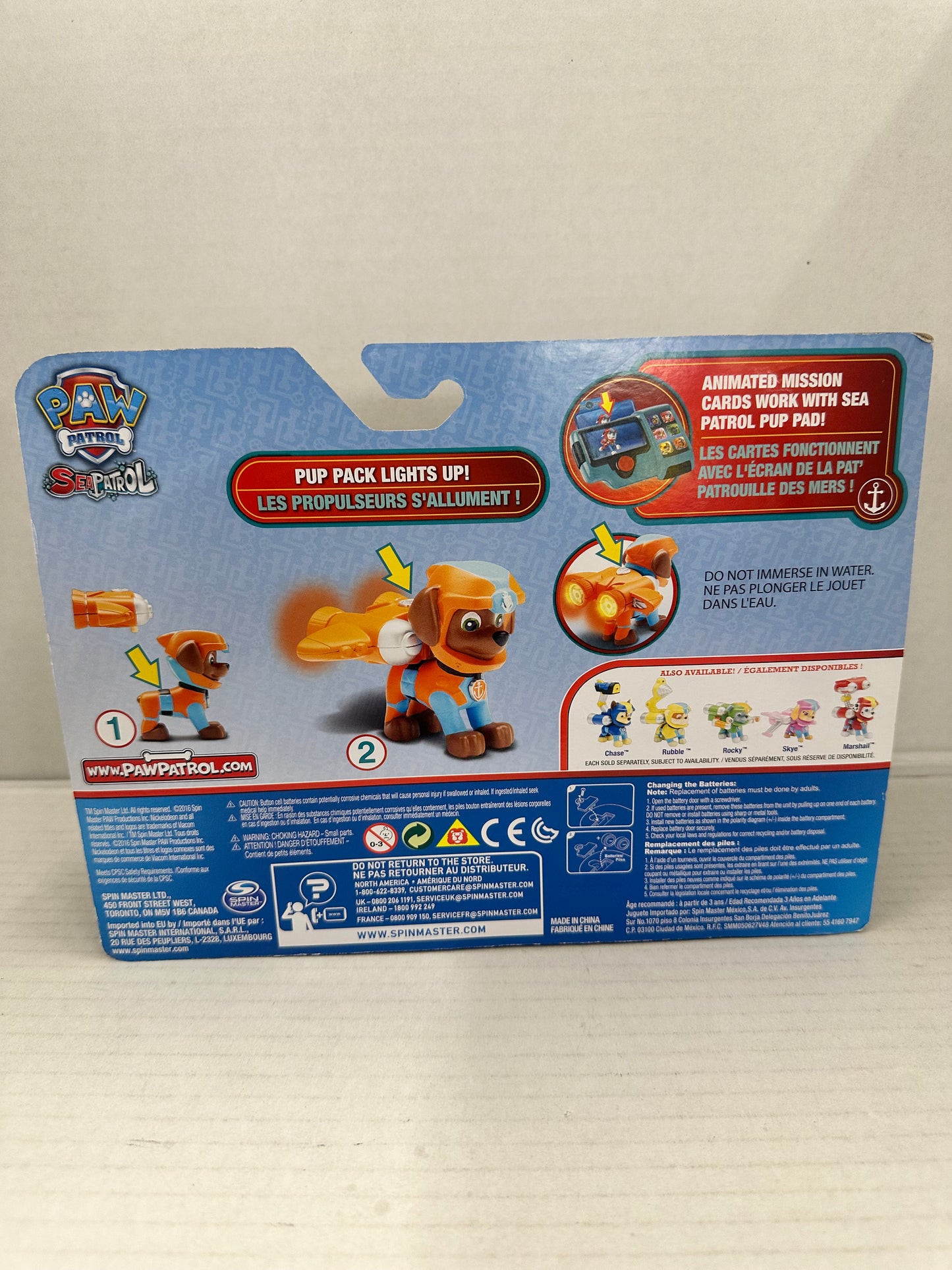 Paw Patrol LIGHT UP ZUMA Sea Patrol Pup Pack