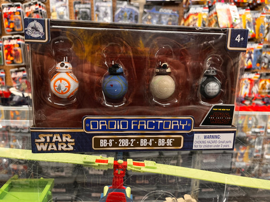 Star Wars Droid Factory The Last Jedi BB-8 2BB-2 BB-4 BB-9E Unit Set