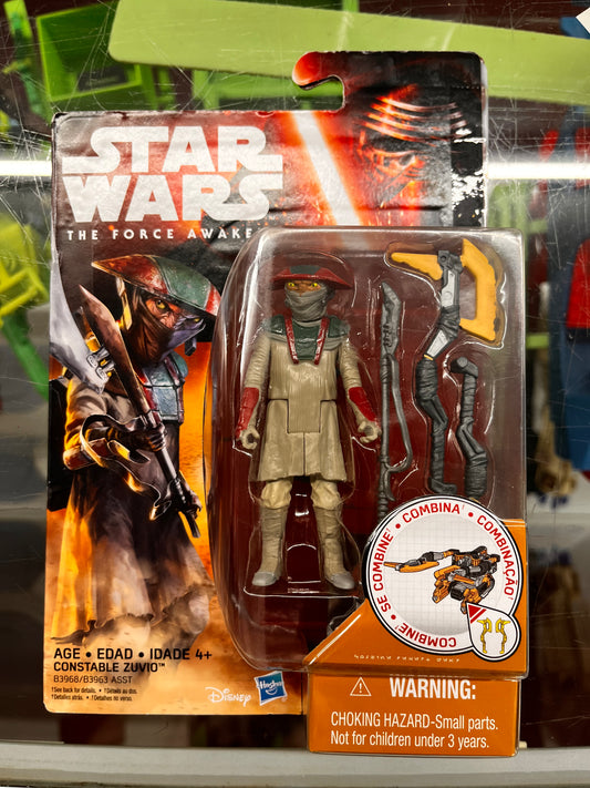 Star Wars Constable Zuvio Action Figure The Force Awakens Hasbro NEW Sealed 2015