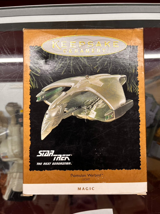 Star Trek Hallmark Magic Keepsake Ornament 1995 Romulan Warbird Sci-fi Christmas