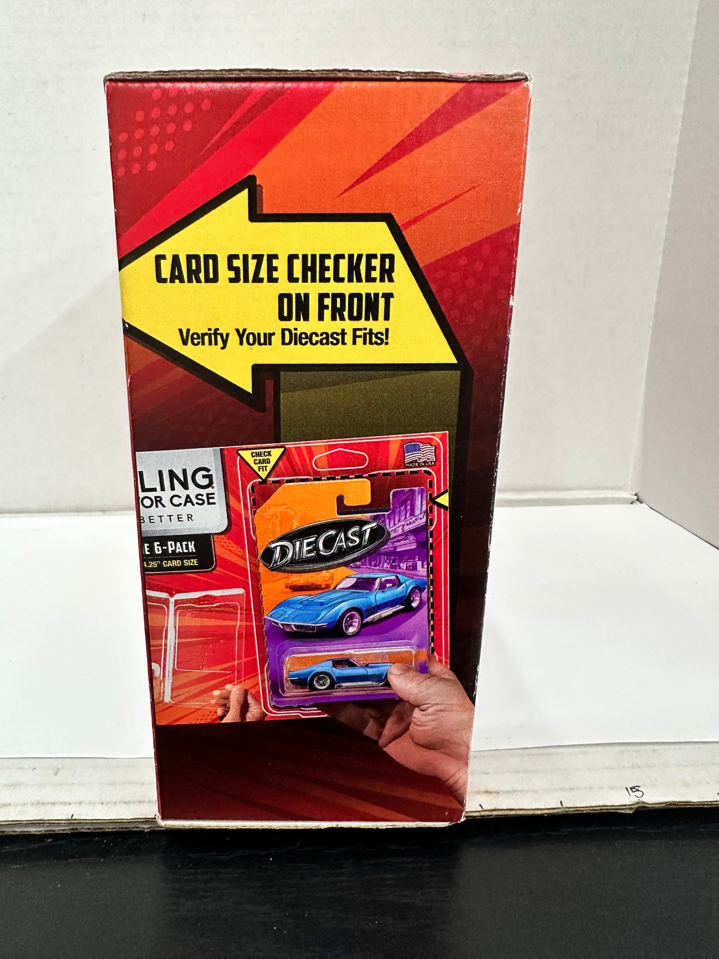 Sterling Mainline 6-Pack Display Case Fits Hot Wheels Matchbox 6.5” x 4.25”
