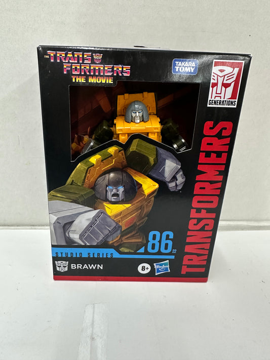Transformers Hasbro The Movie Studio Series 86 Deluxe Class Brawn