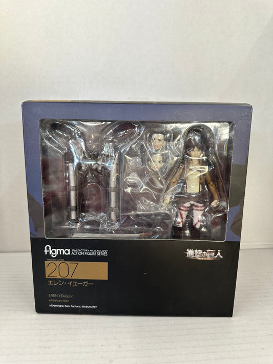 Attack on Titan: Figma 207 Eren Yeager MAXFACTORY xMASAKI APSY Action Figure Series