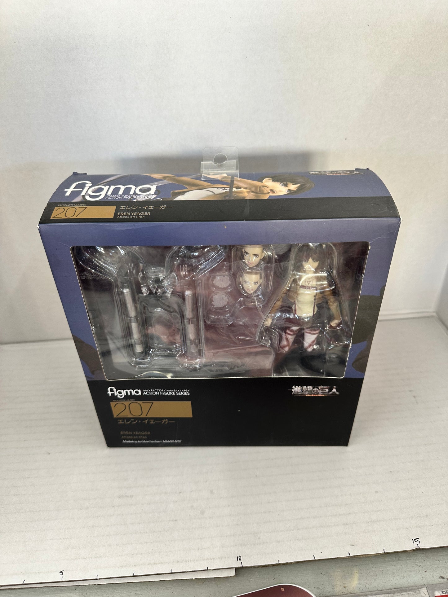Attack on Titan: Figma 207 Eren Yeager MAXFACTORY xMASAKI APSY Action Figure Series