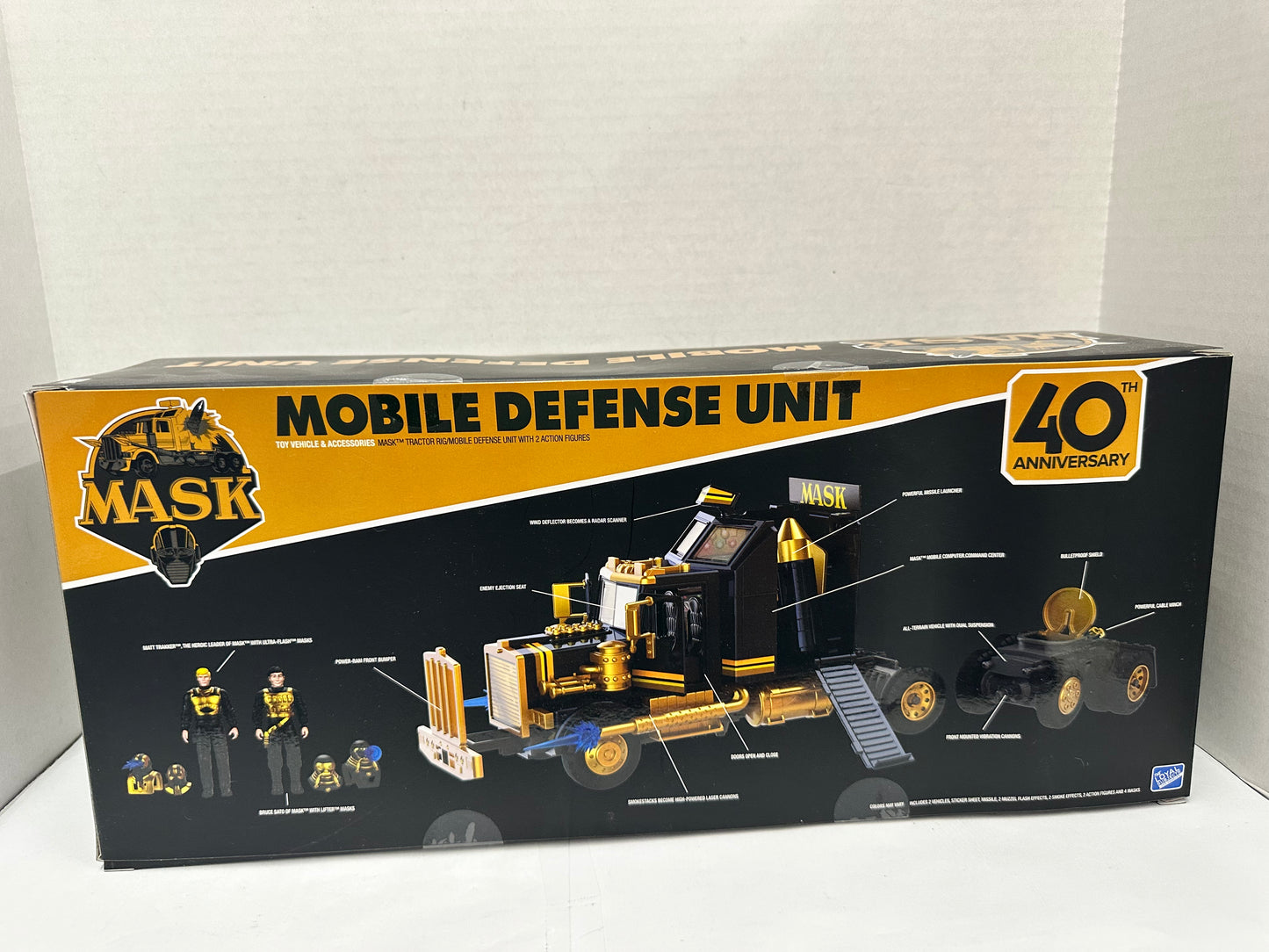 MASK M.A.S.K. Mobile Defense Unit 40th Anniversary Black And Gold