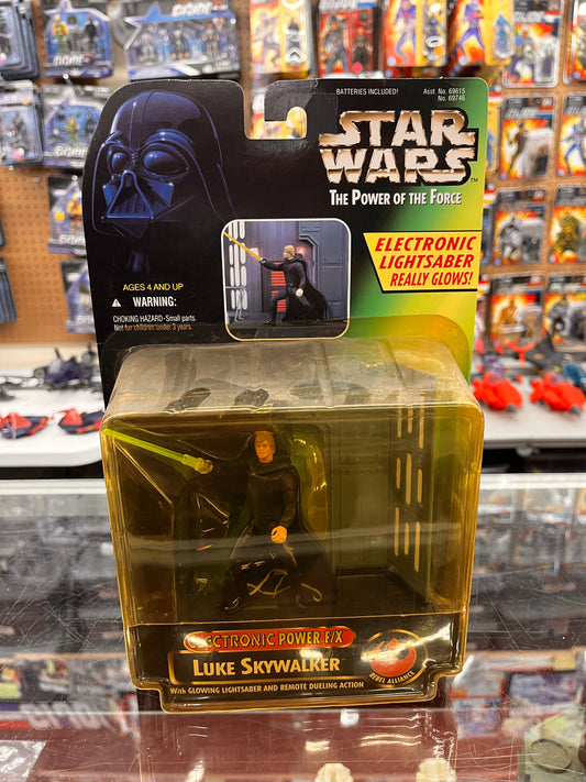 STAR WARS Power of the Force Electronic Power F/X Luke Skywalker Kenner 1996