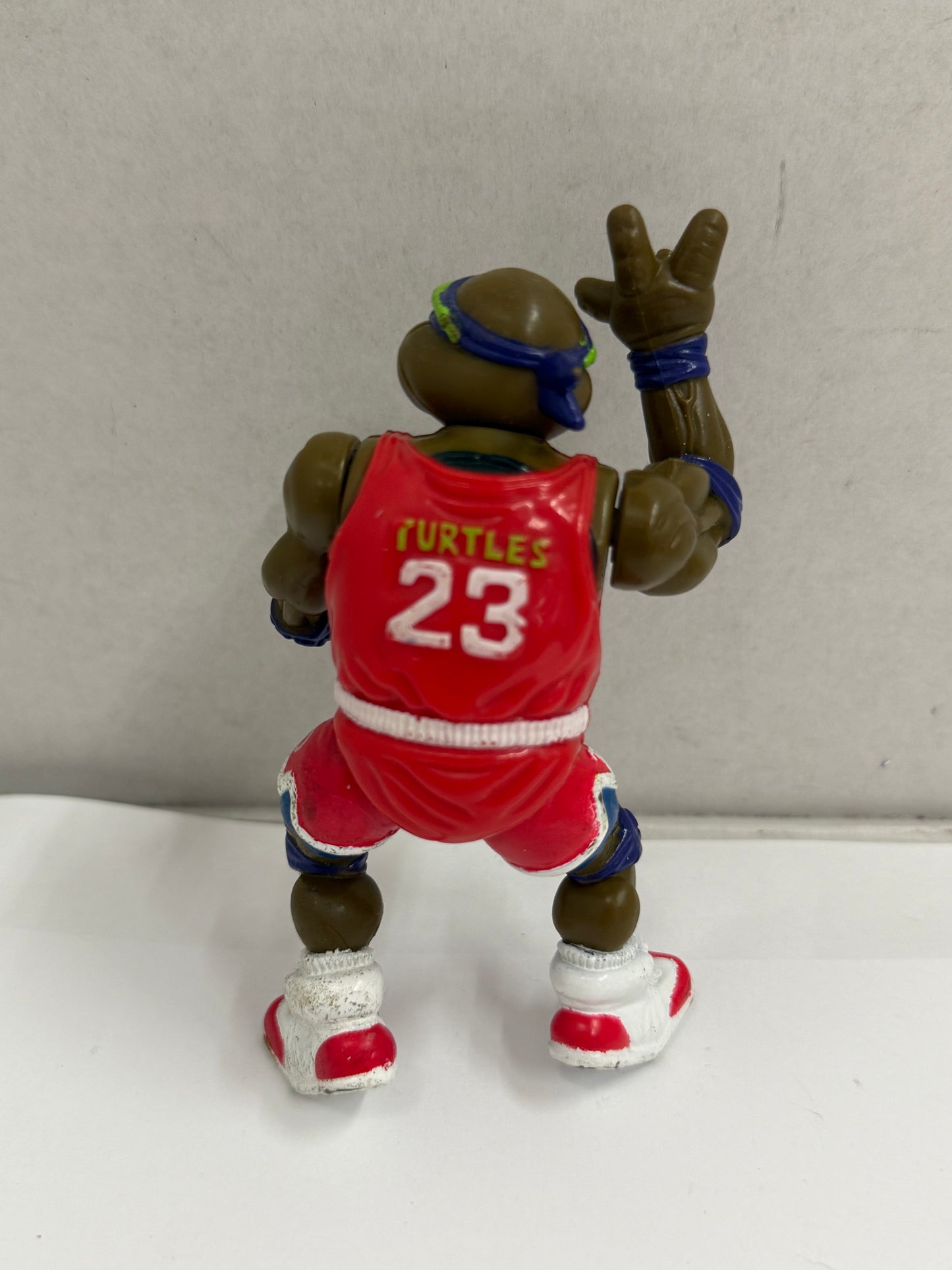 TMNT Slam Dunkin’ Don 1991 Playmates Teenage Mutant Ninja Turtles Figure Vintage