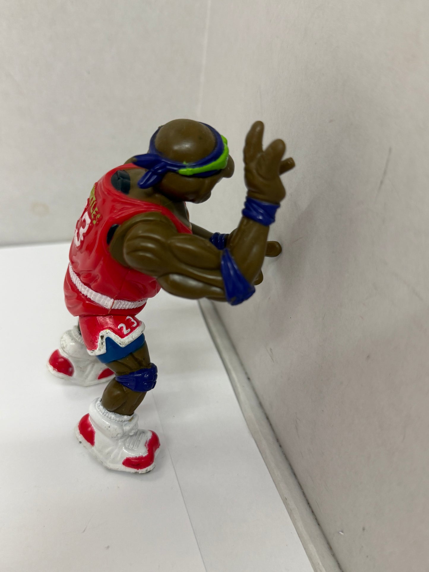 TMNT Slam Dunkin’ Don 1991 Playmates Teenage Mutant Ninja Turtles Figure Vintage