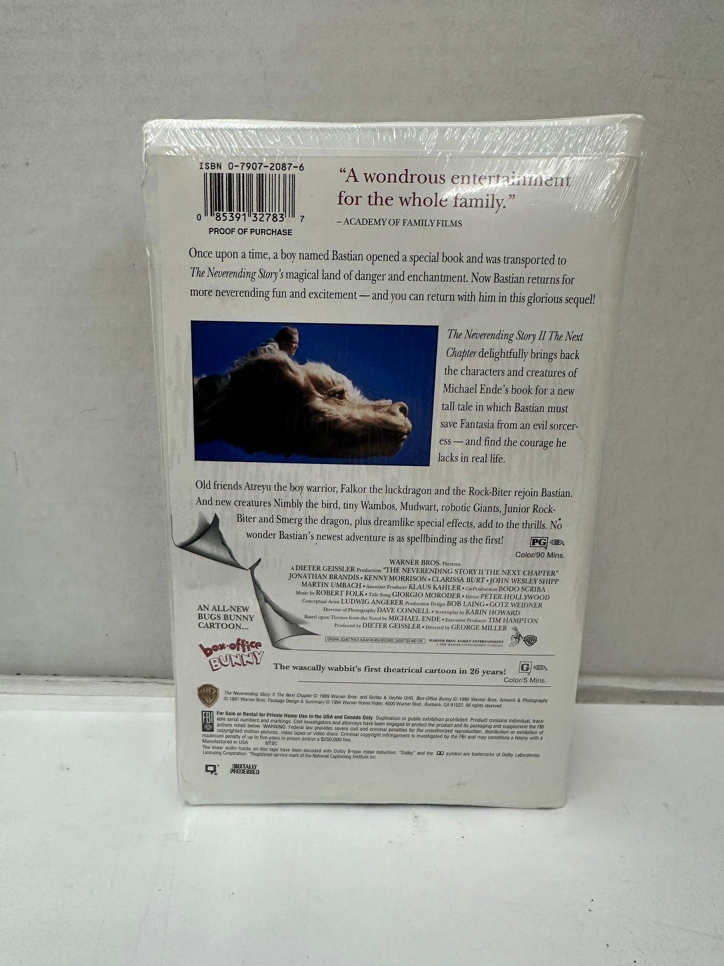 Warner Home Video VHS Lot of 2: The NeverEnding Story I & II Factory Sealed