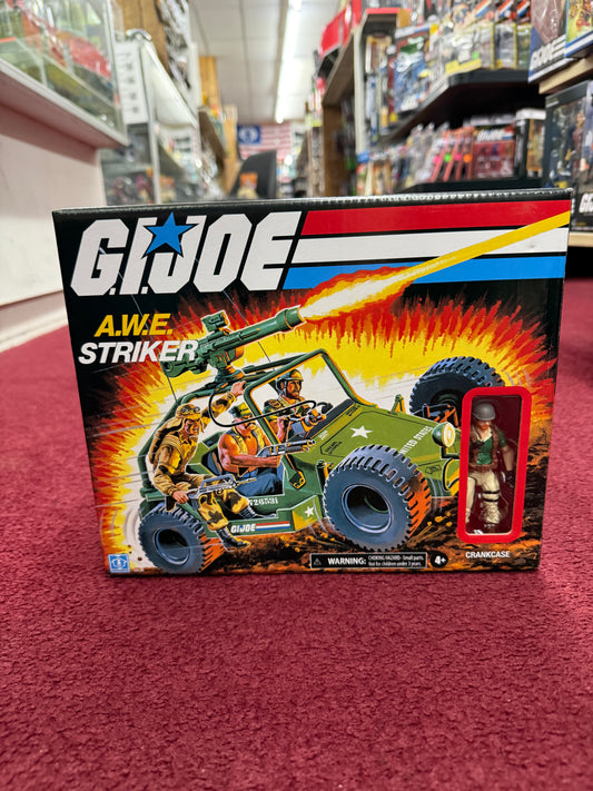 G.I. Joe Retro 3.75 iInch A.W.E. Striker WAL-MART EXCLUSIVE Vehicle w/Crankcase