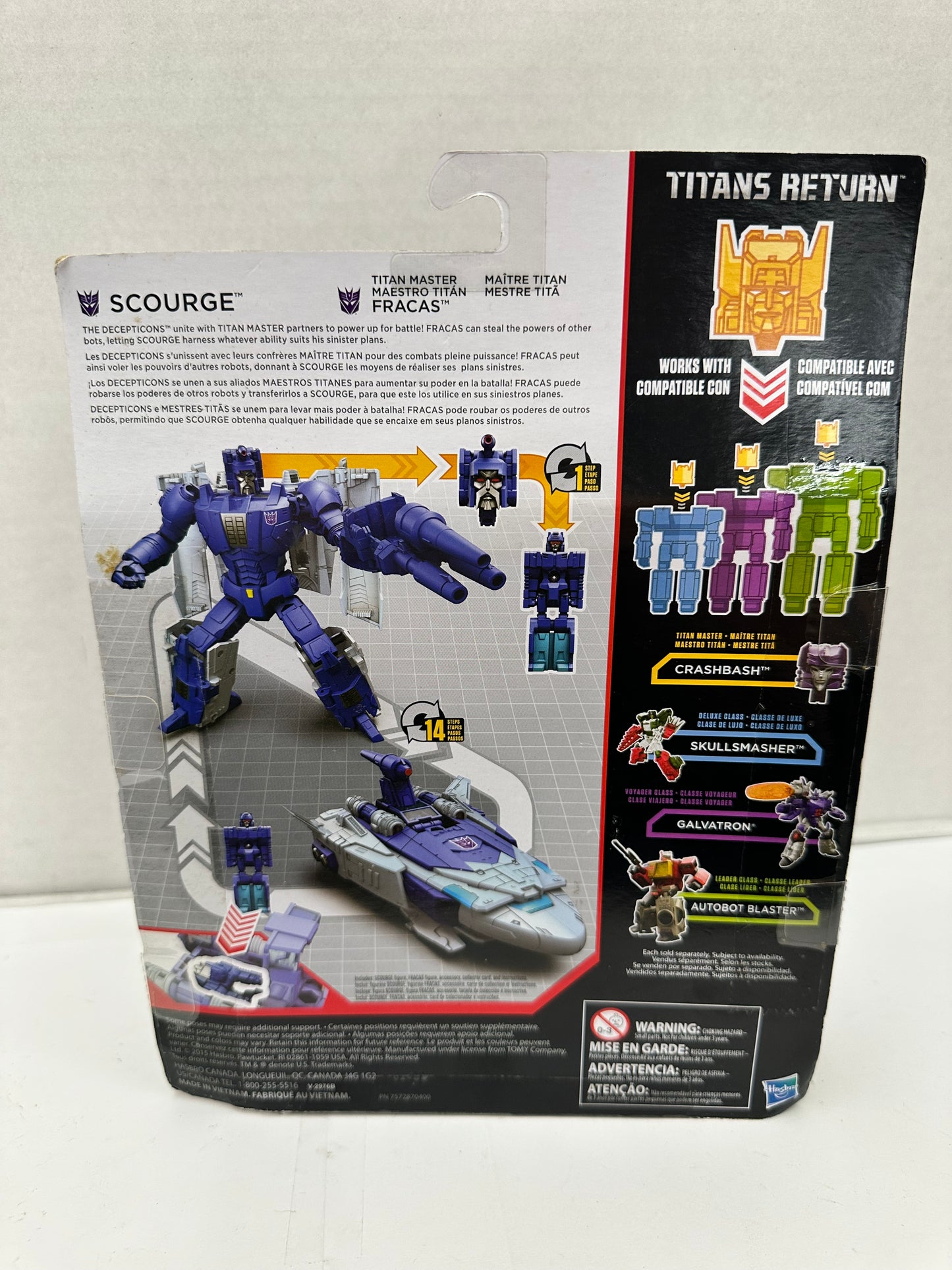 Transformers Titan Returns SCOURGE w/ FRACAS Deluxe Class