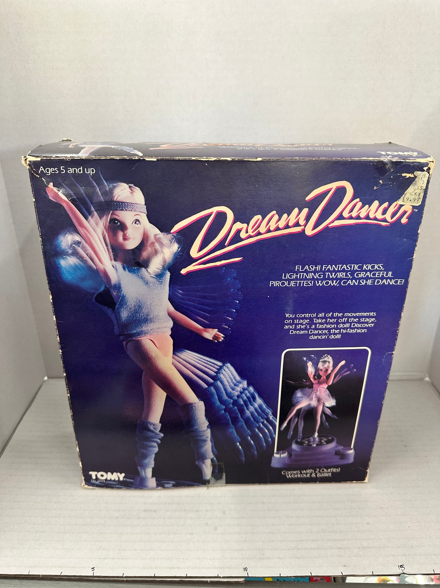 TOMY Dream Dancer Doll #2024 w/ Box  VTG 1984