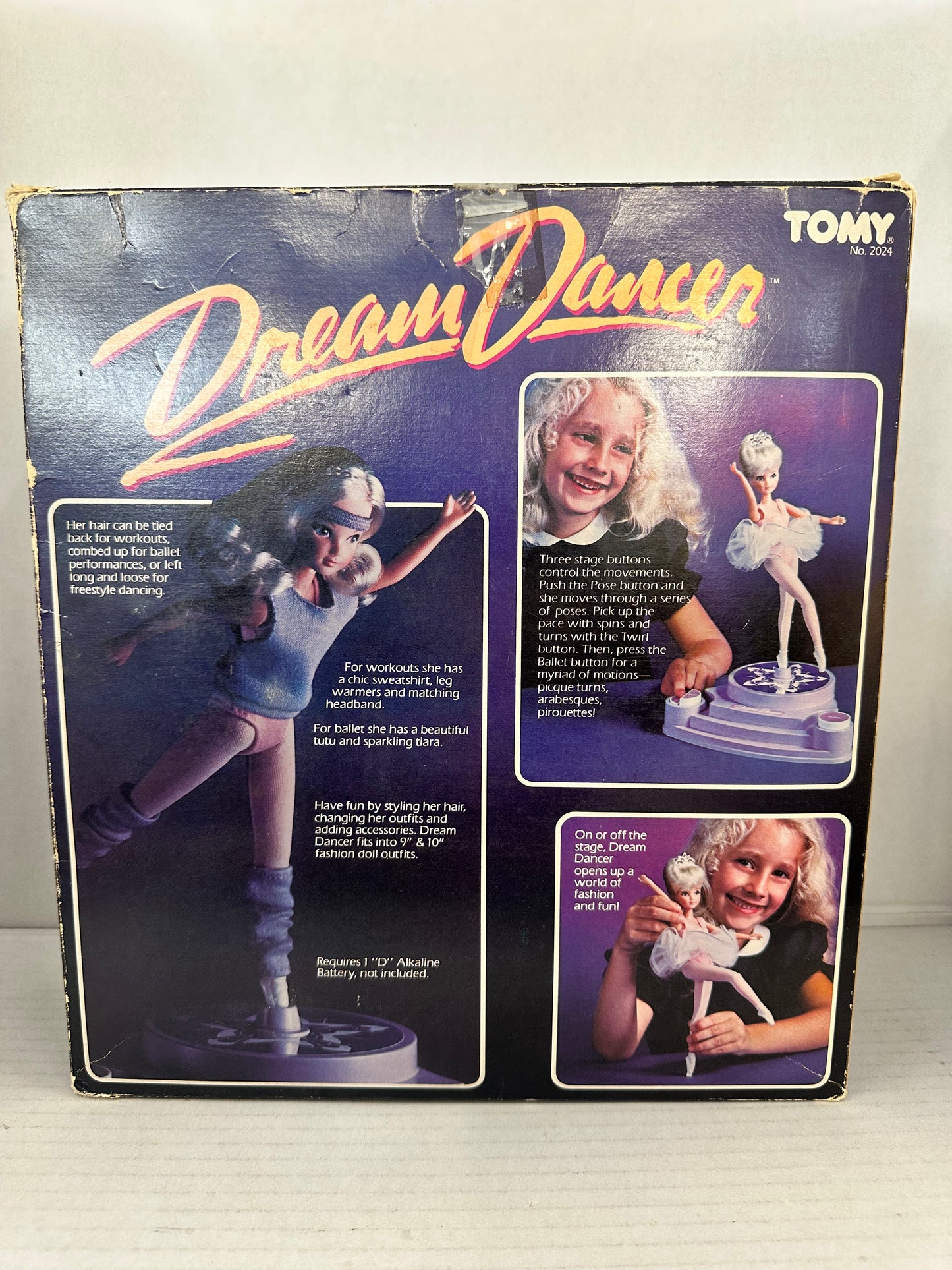 TOMY Dream Dancer Doll #2024 w/ Box  VTG 1984
