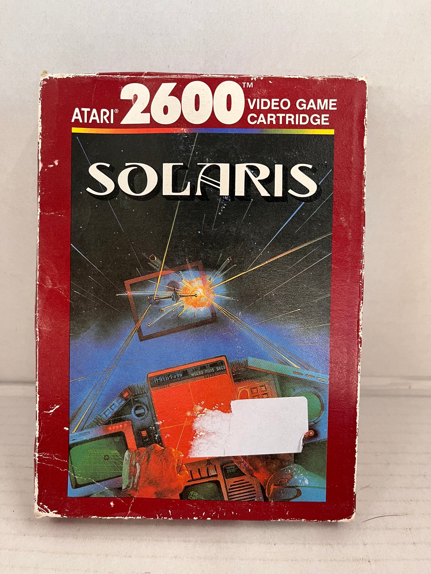 Atari 2600 Solaris With Box Manual and Game 1988 CX26136 Open