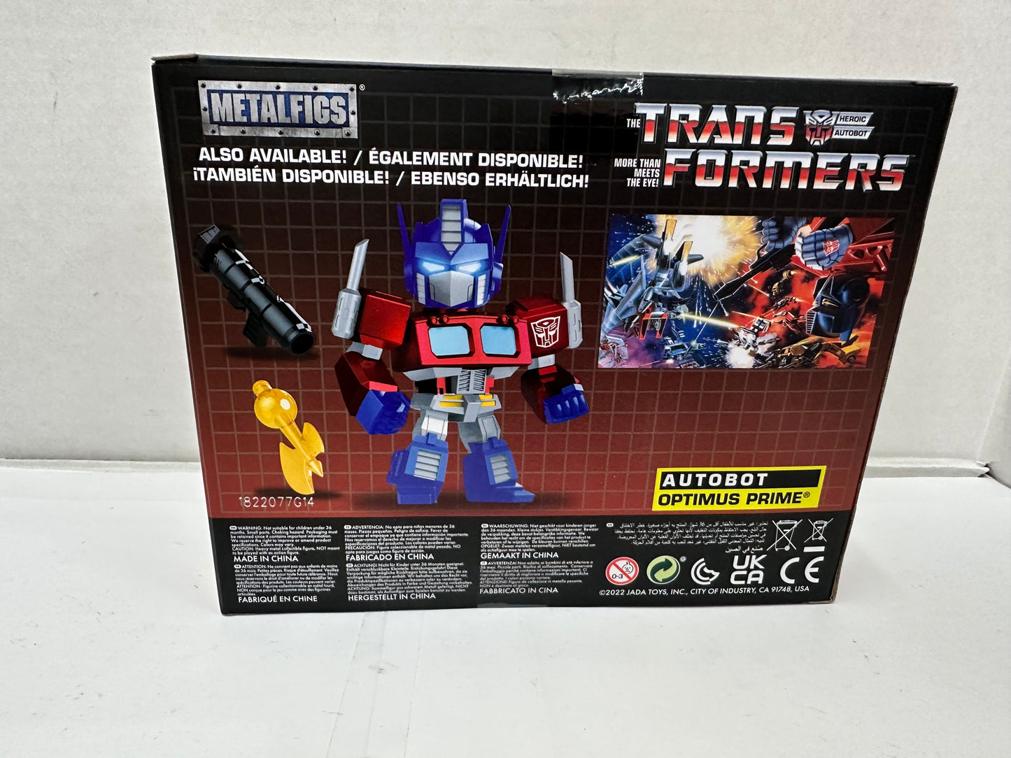 Jada Toys - 4 Transformers - G1 Bumblebee (Light Up) Figure