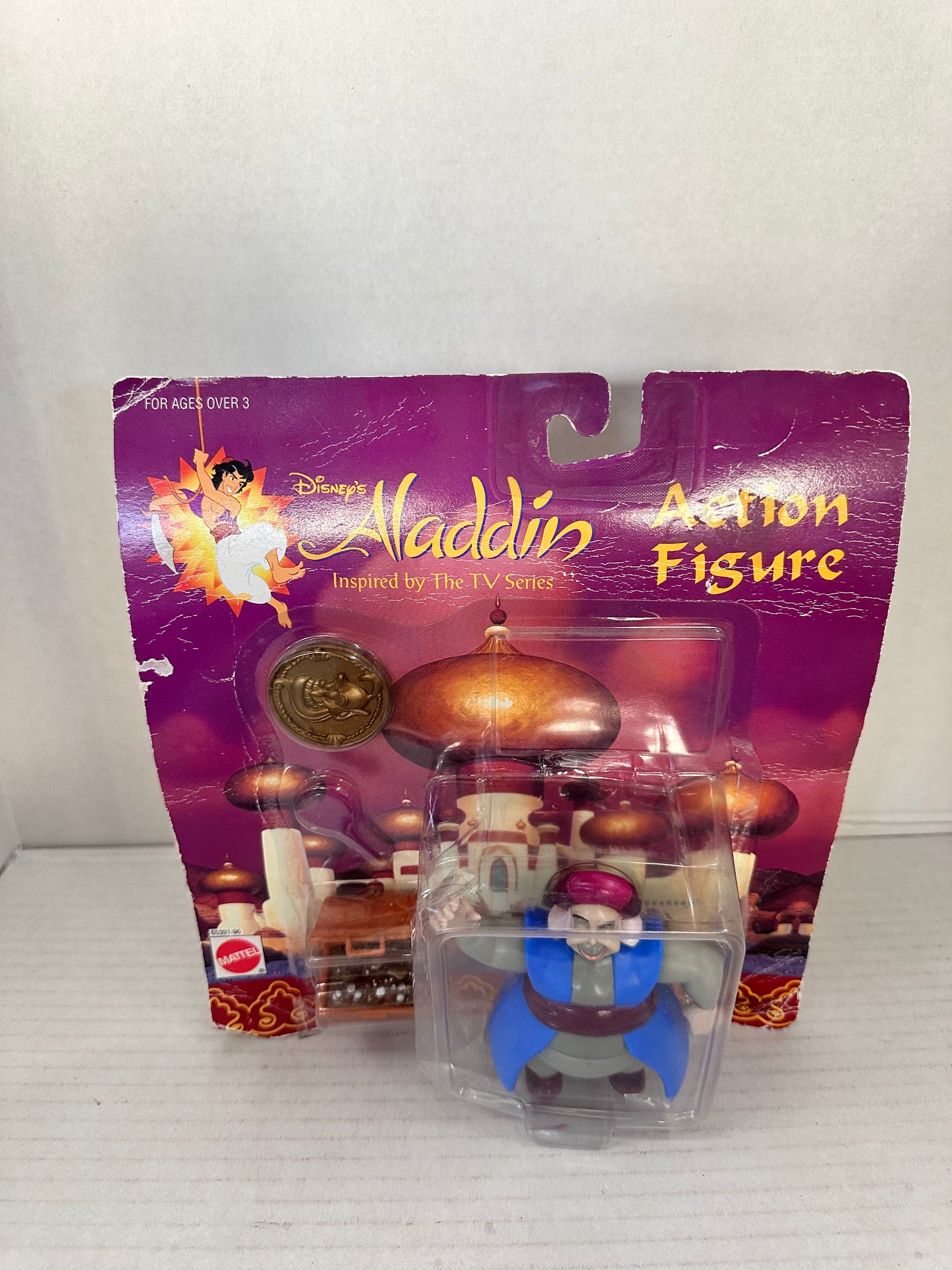 Disney's Aladdin Abis Mal Action Figure Mattel 1994 Missing Mirror & Map
