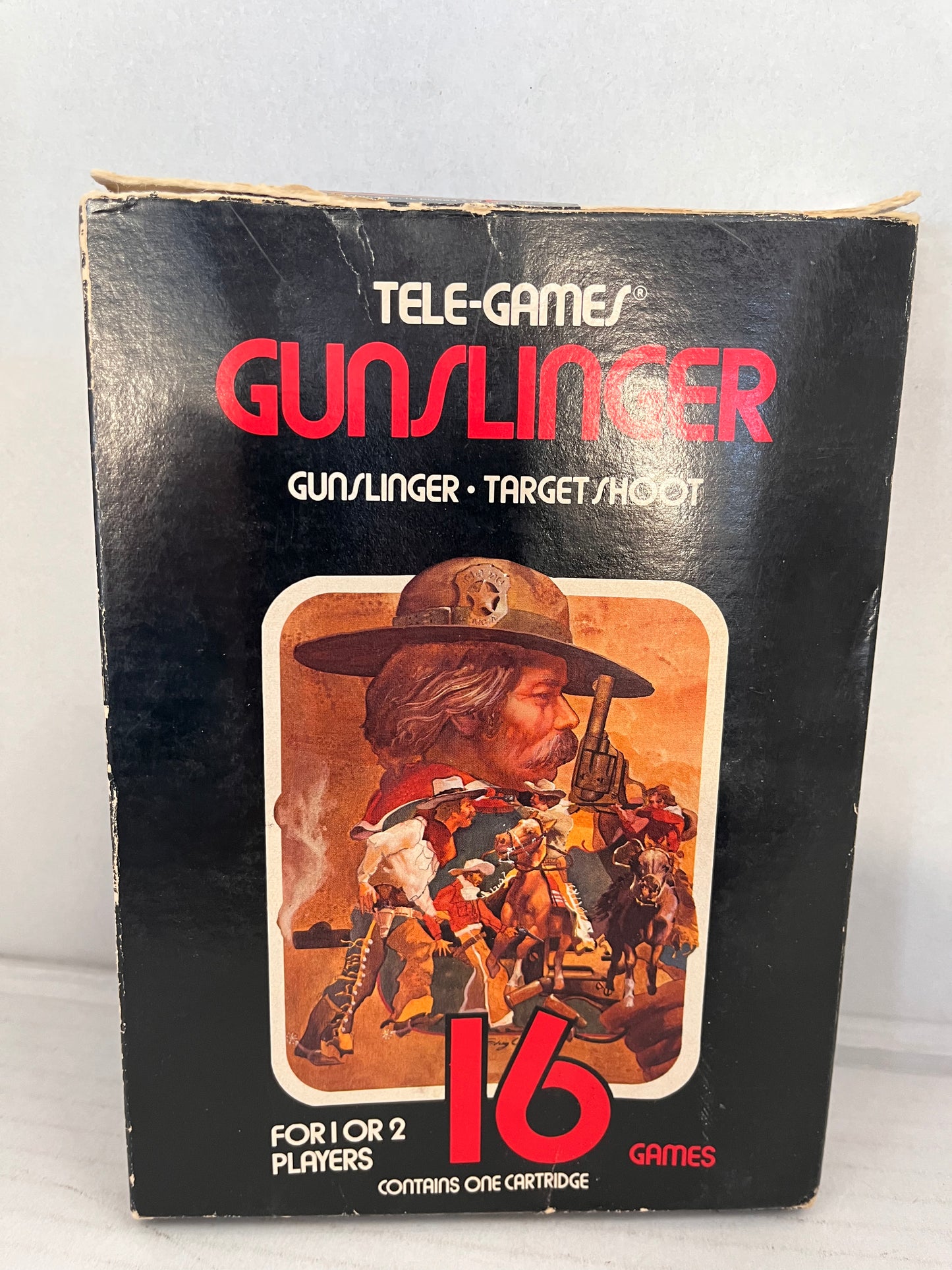 Gunslinger (Atari 2600) Complete CIB Box, Manual and Game Cartridge