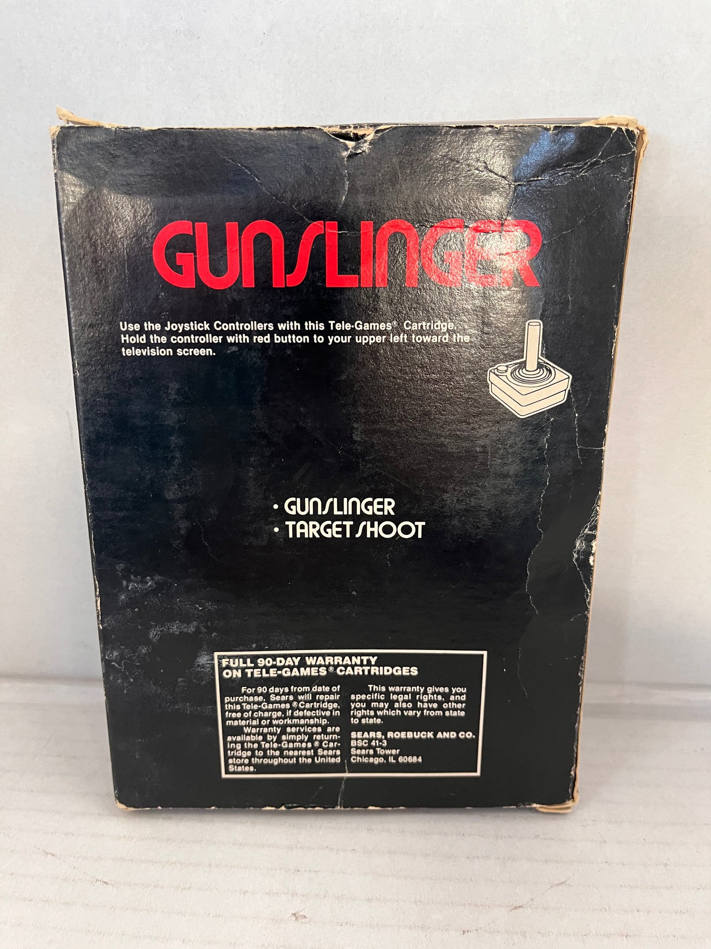 Gunslinger (Atari 2600) Complete CIB Box, Manual and Game Cartridge