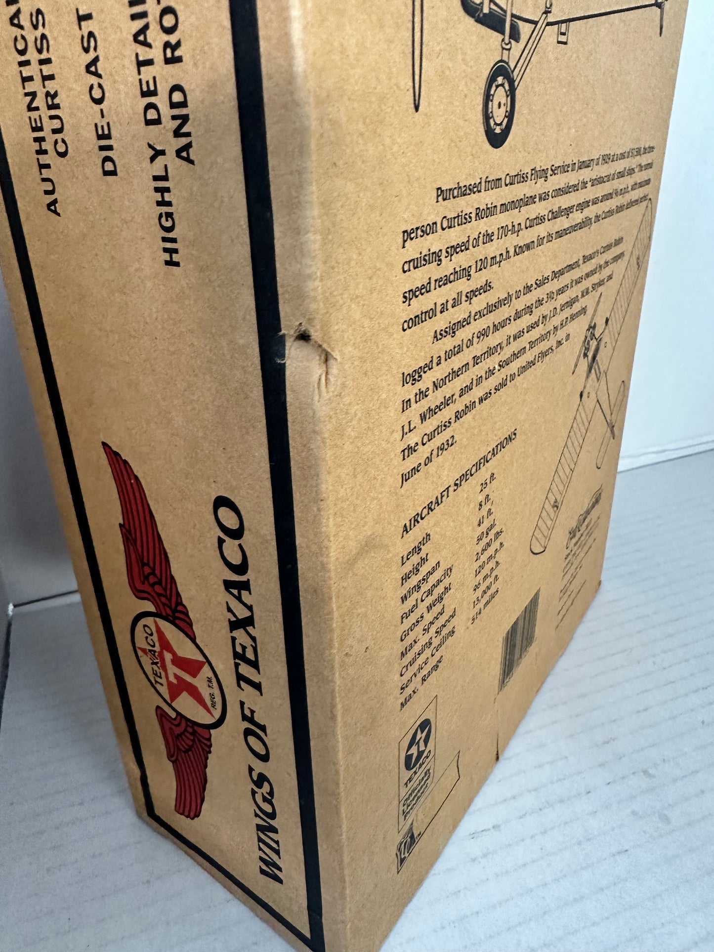 ERTL Wings of Texaco 1929 Curtiss Robin Airplane 6th In The Series