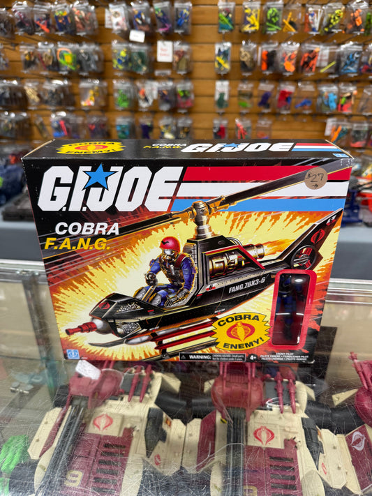 COBRA FANG VEHICLE FIGURE COMBO BOXED SET GI JOE RETRO 1:18