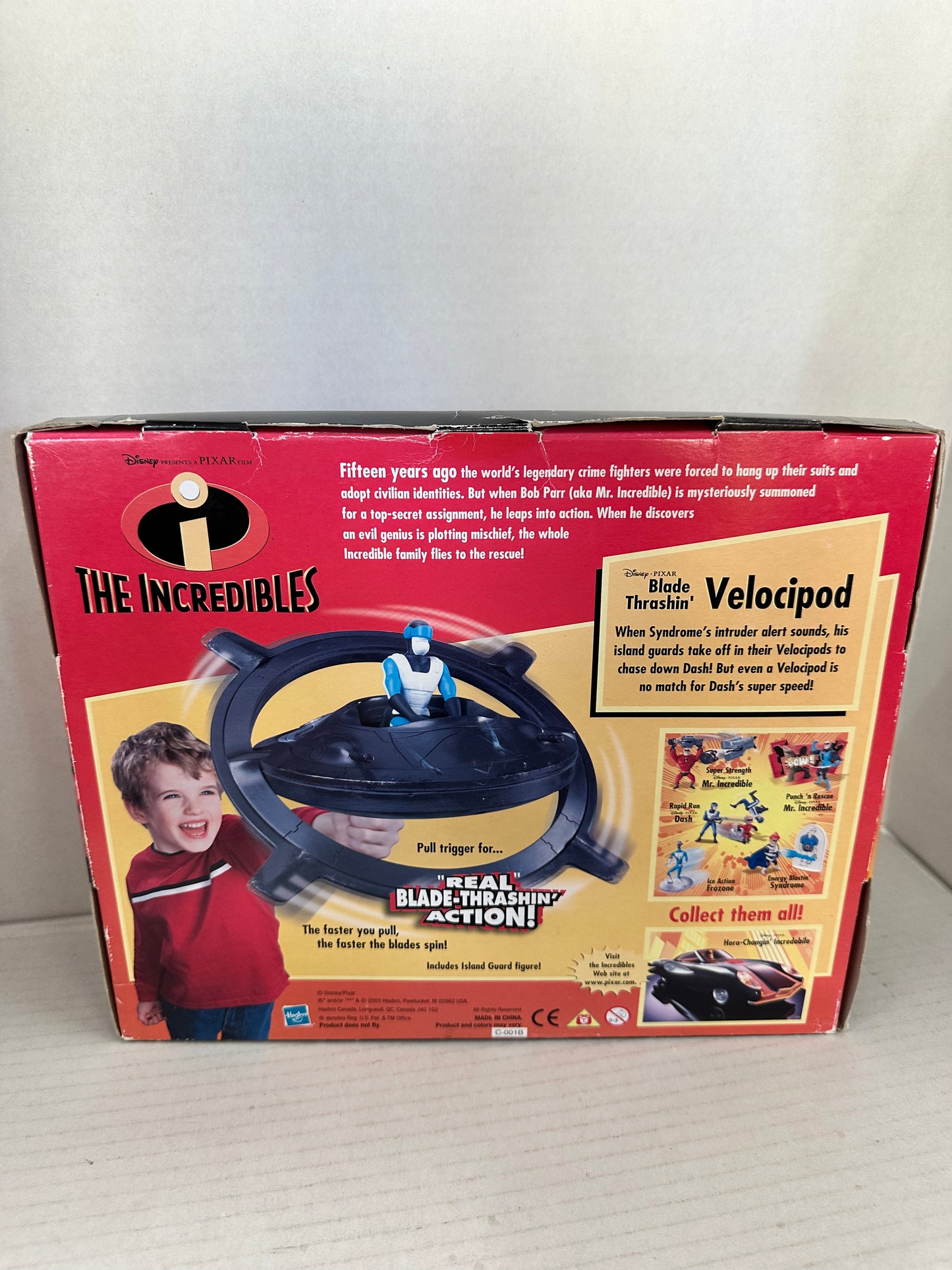 Disney / Pixar The Incredibles Blade Thrashin' Velocipod with Island Guard
