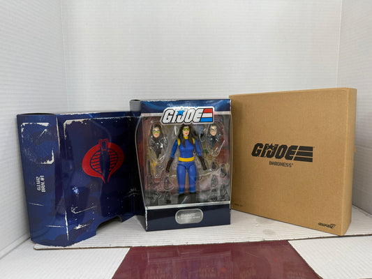 GI Joe ARAH Super7 Super 7 Ultimates! Baroness (Blue) Wave 2 Cobra Figure