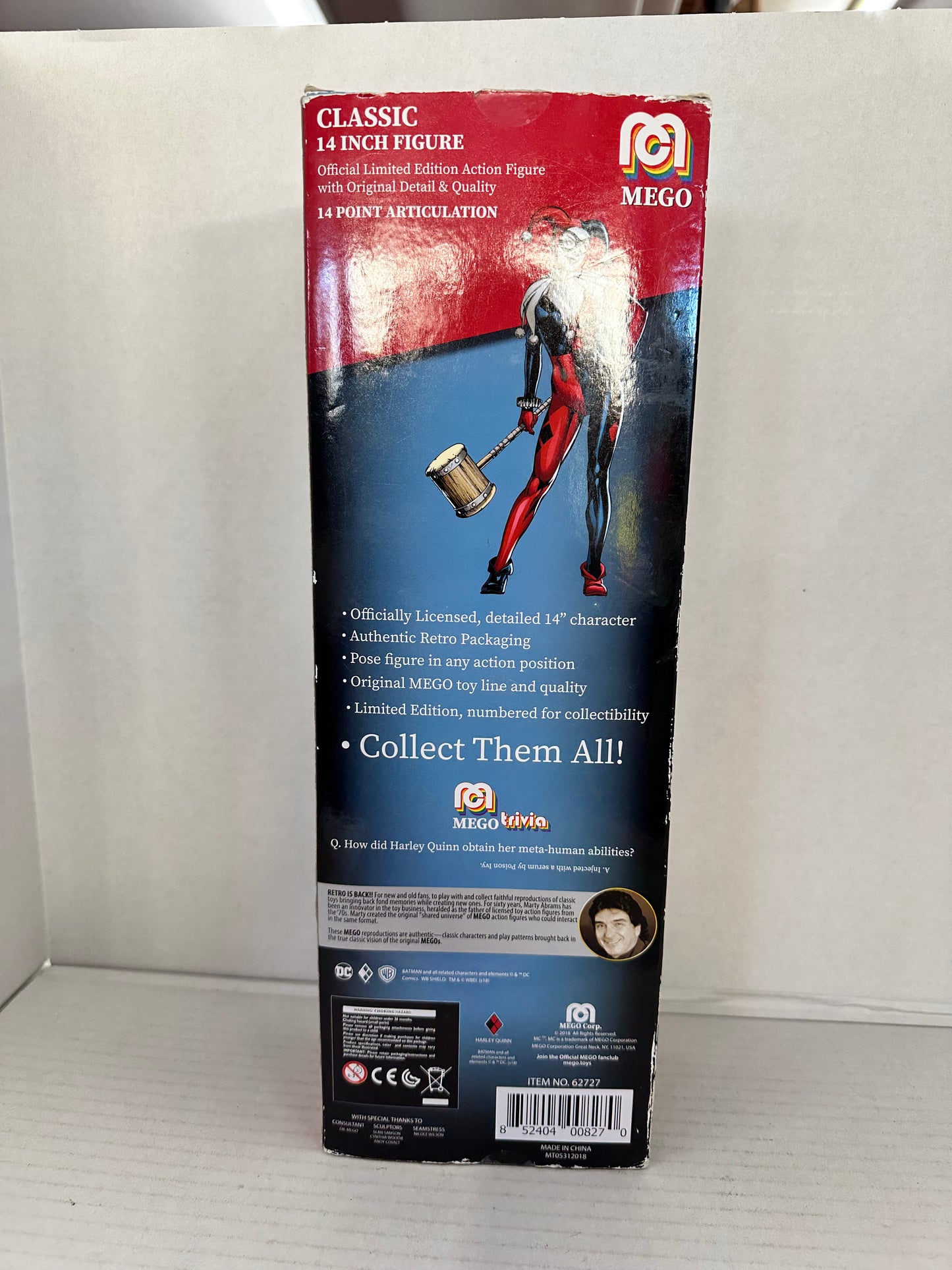 MEGO HARLEY QUINN - Marty Abrams Retro Action Figure DC
