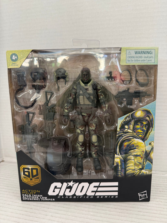 GI Joe Classified Series 60th Anniversary HALO Jumper 6" Pilot Action Figure