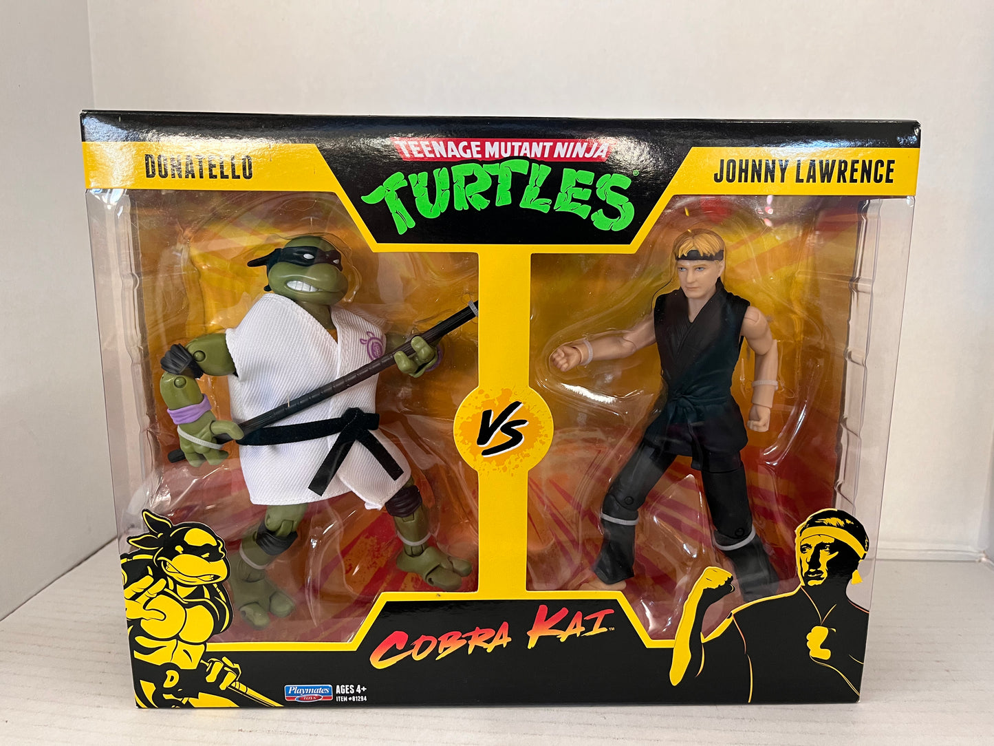 Teenage Mutant Ninja Turtles vs. Cobra Kai Donatello vs. Johnny Lawrence 2 Pack