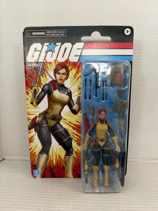 G.I. Joe Classified Series Retro Cardback Scarlett 6” Action Figure