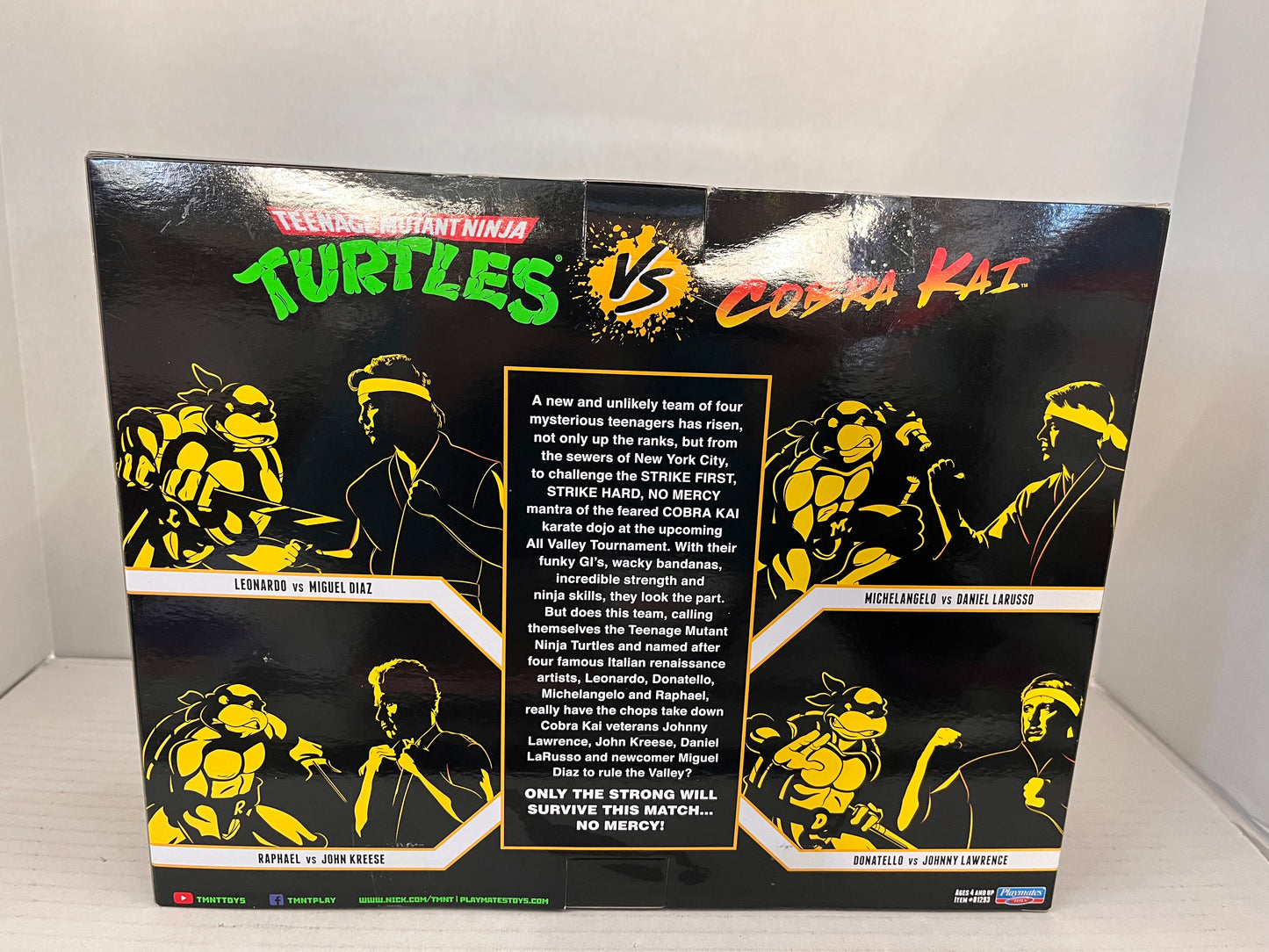 Teenage Mutant Ninja Turtles vs. Cobra Kai: Michelangelo vs. Daniel LaRusso
