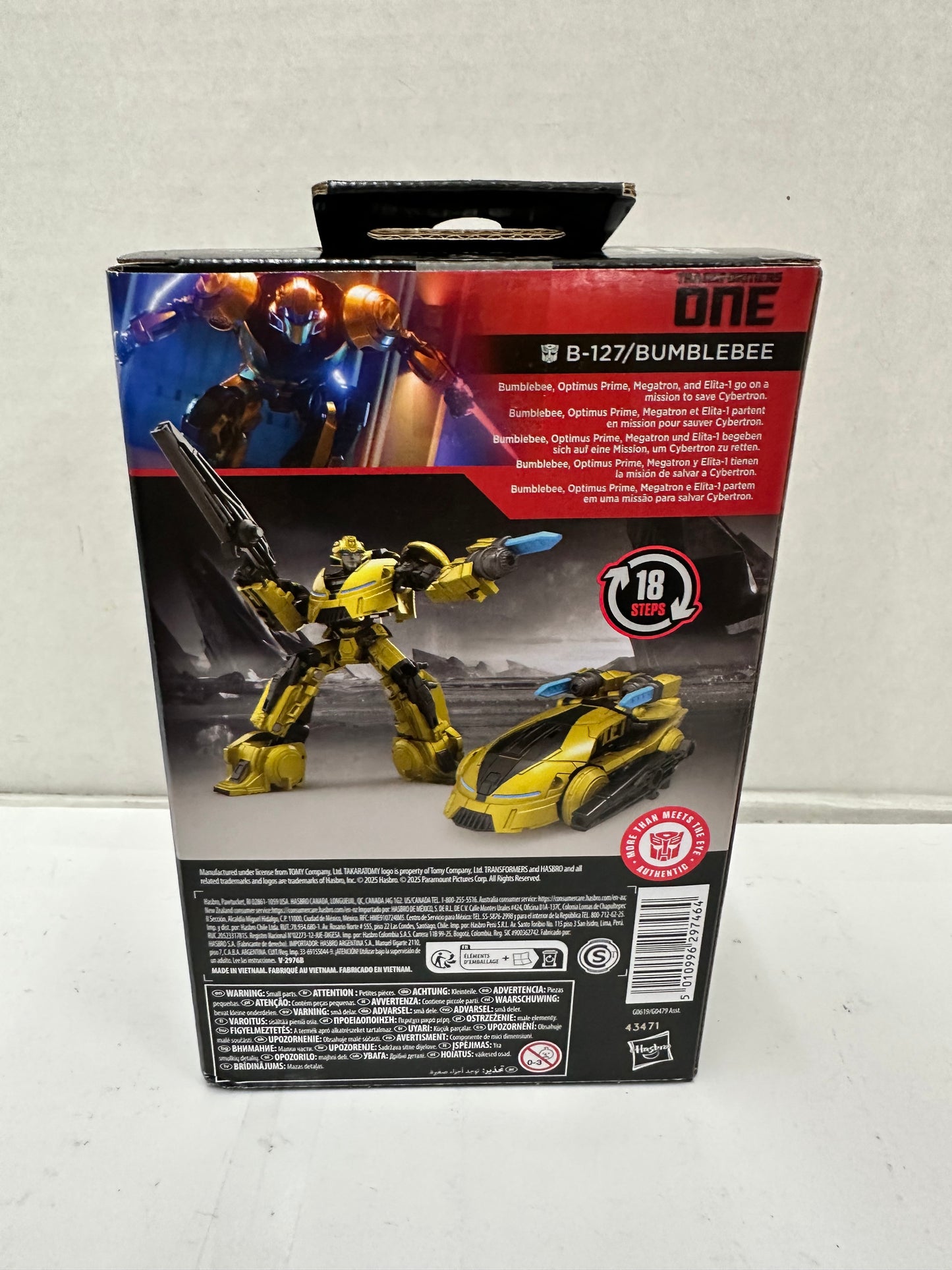 B-127 / BUMBLEBEE Transformers Studio Series Deluxe Transformers One Hasbro