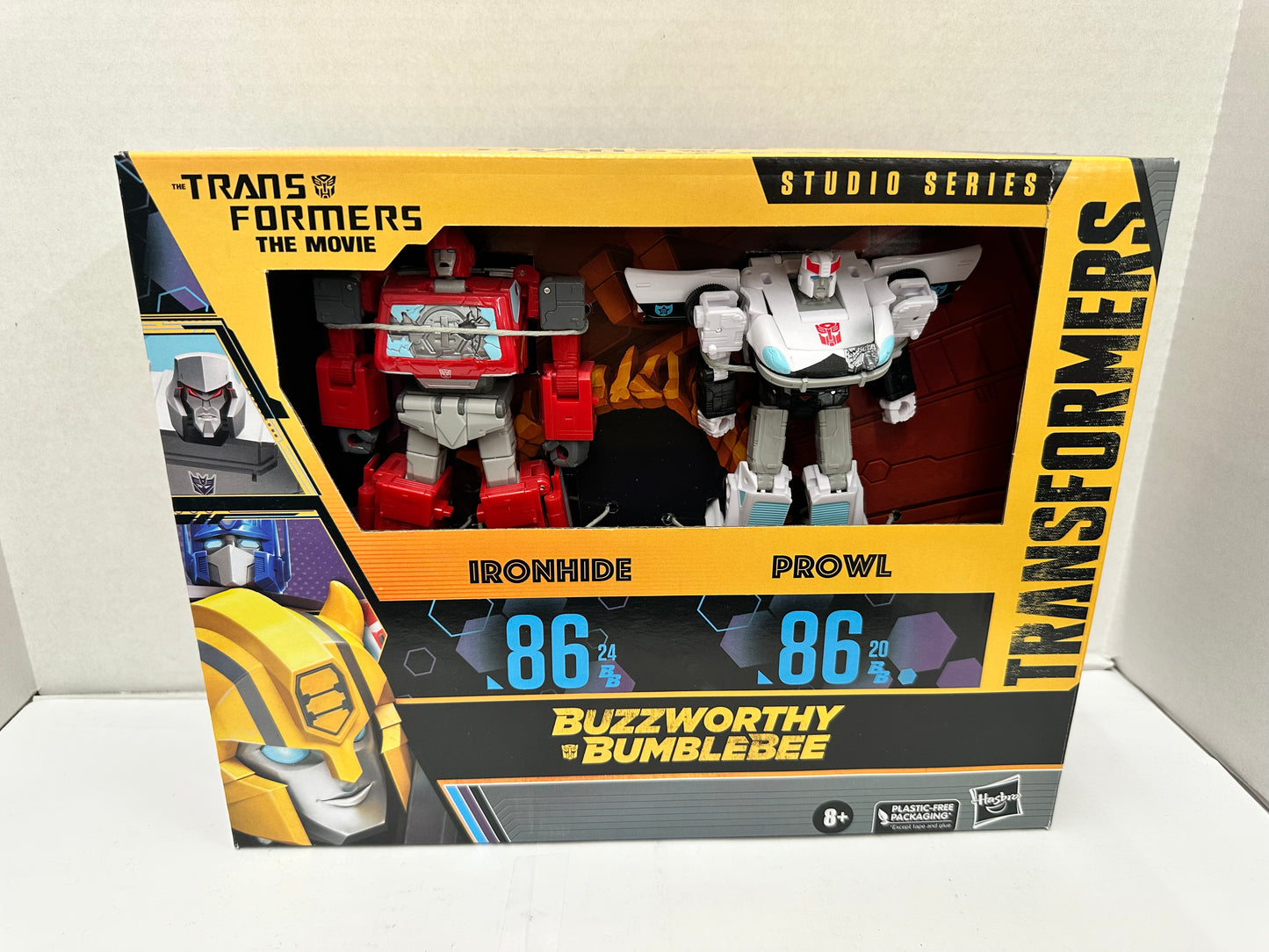 Transformers Studio Series The Movie 86 Ironhide & Prowl Buzzworthy Bumblebee
