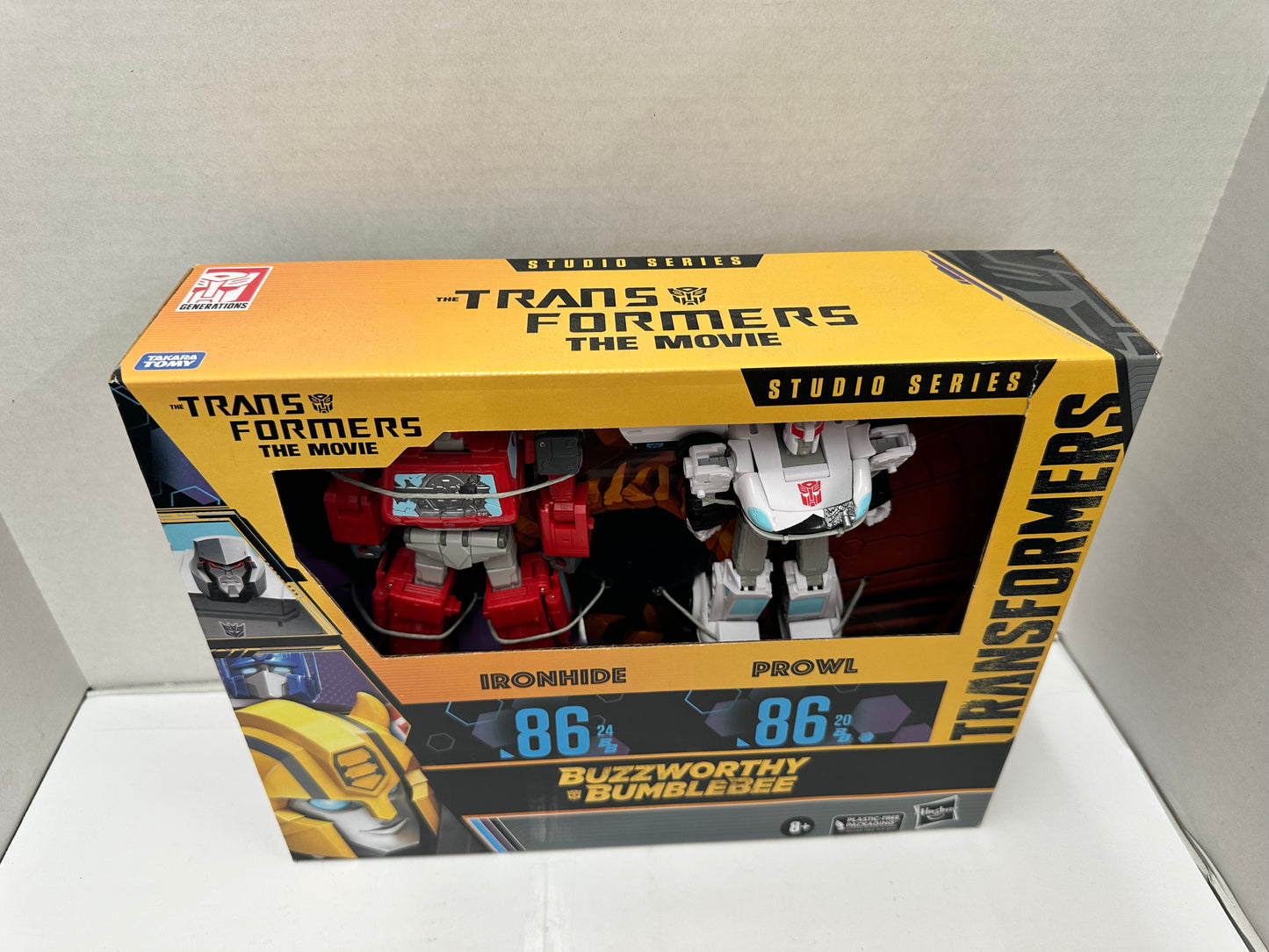 Transformers Studio Series The Movie 86 Ironhide & Prowl Buzzworthy Bumblebee