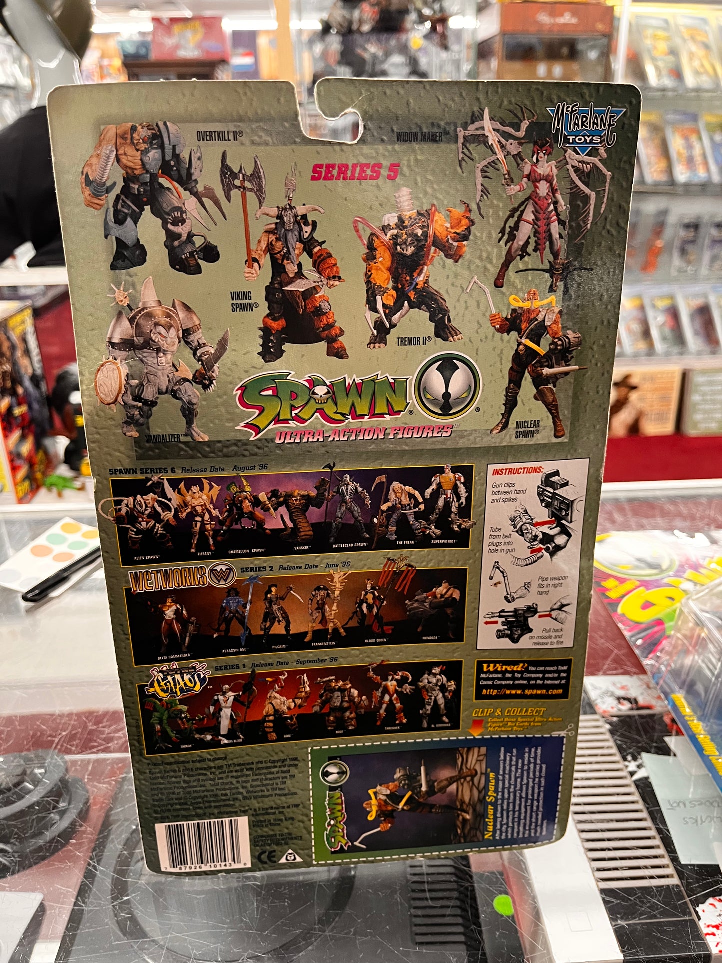 McFarlane Toys Spawn Series 5 Nuclear Spawn With Giant Weapon Red Action Figure