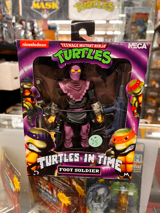 NECA TMNT Teenage Mutant Ninja Turtles Turtles in Time Figure 7" Foot Soldier