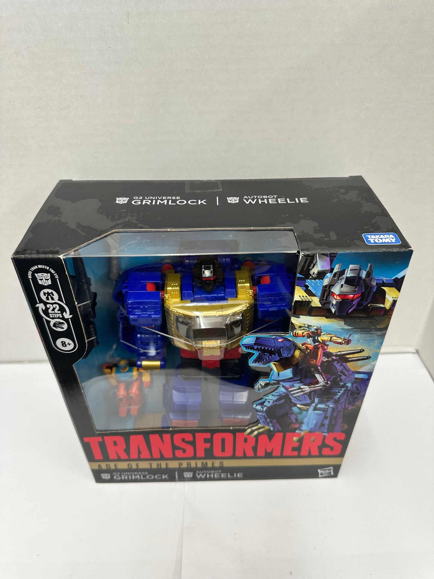 Transformers Age of the Primes G2 Universe Grimlock & Wheelie Leader Classic