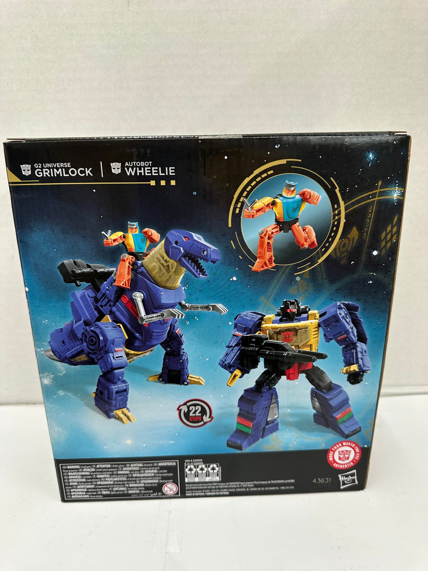 Transformers Age of the Primes G2 Universe Grimlock & Wheelie Leader Classic