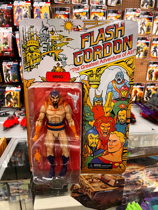 NECA Flash Gordon MING the Merciless Carded 8" Action Figure