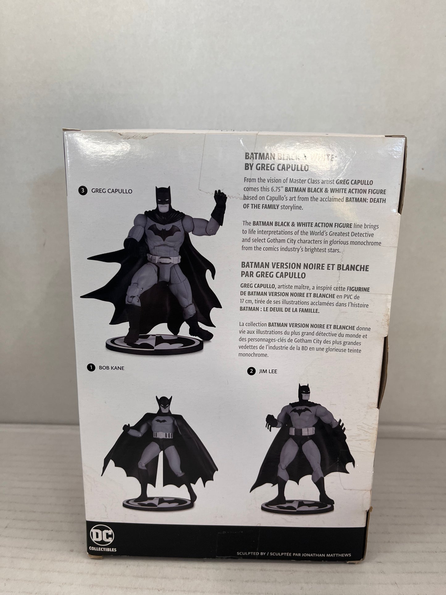 DC Collectibles Batman Black & White Action Figure: Batman by Greg Capullo