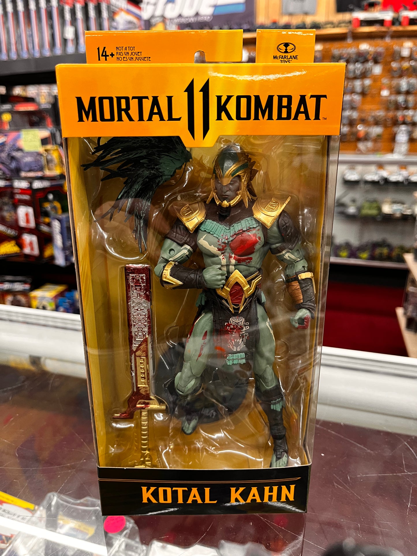 Mortal Kombat 2: KOTAL KAHN 7" Action Figure w/22 Moving Parts (2021, McFarlane)
