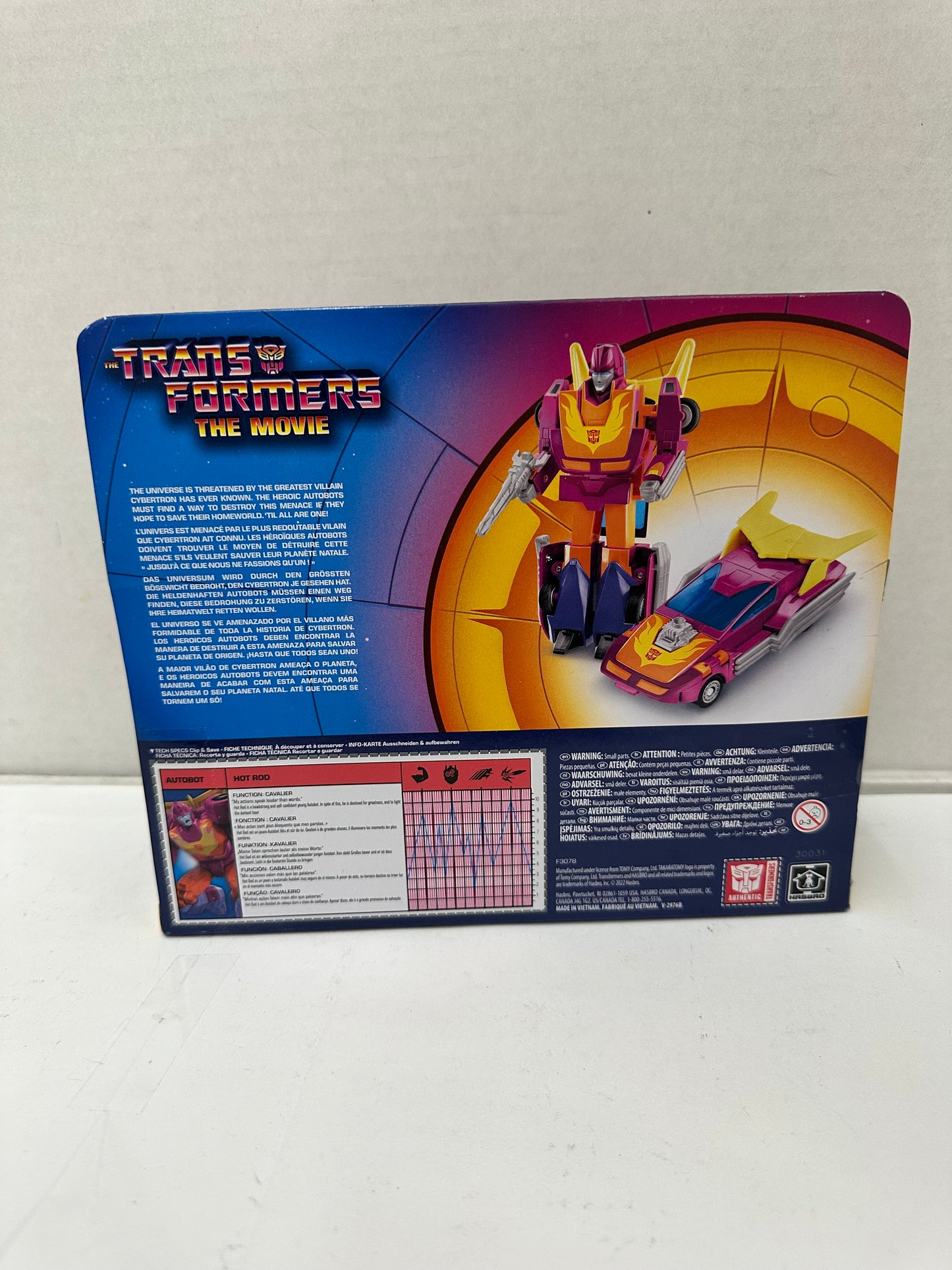 Hasbro Transformers The Transformers The Movie Autobot Hot Rod