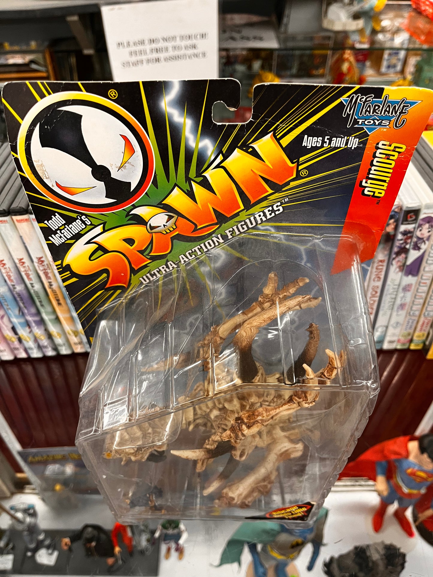 Mcfarlane Toys Spawn Series 7 Scourge Ribcage Holds Little Friend Action Figure
