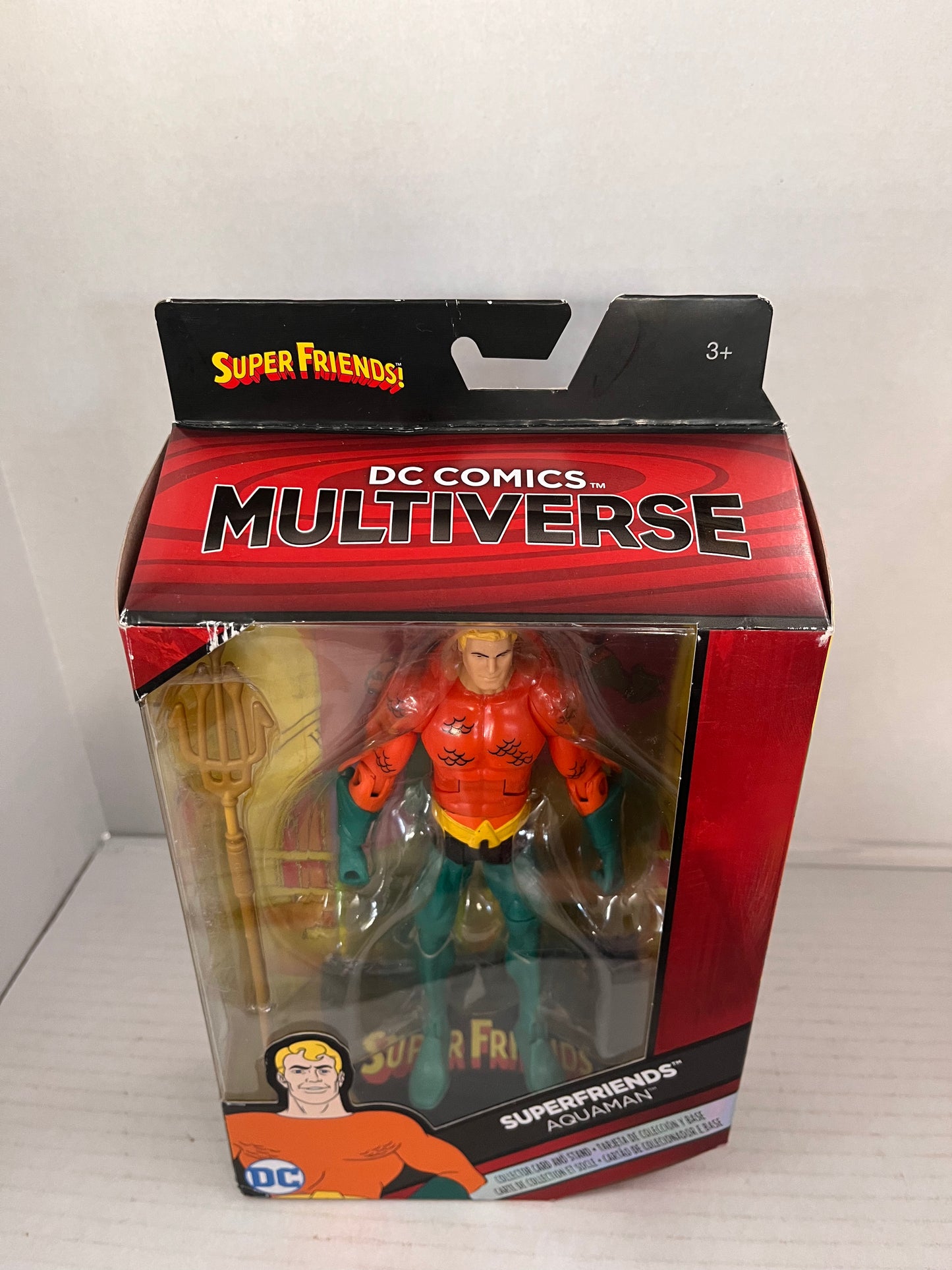 Mattel DC Comics Multiverse SuperFriends Aquaman 6" Action Figure Collector Card