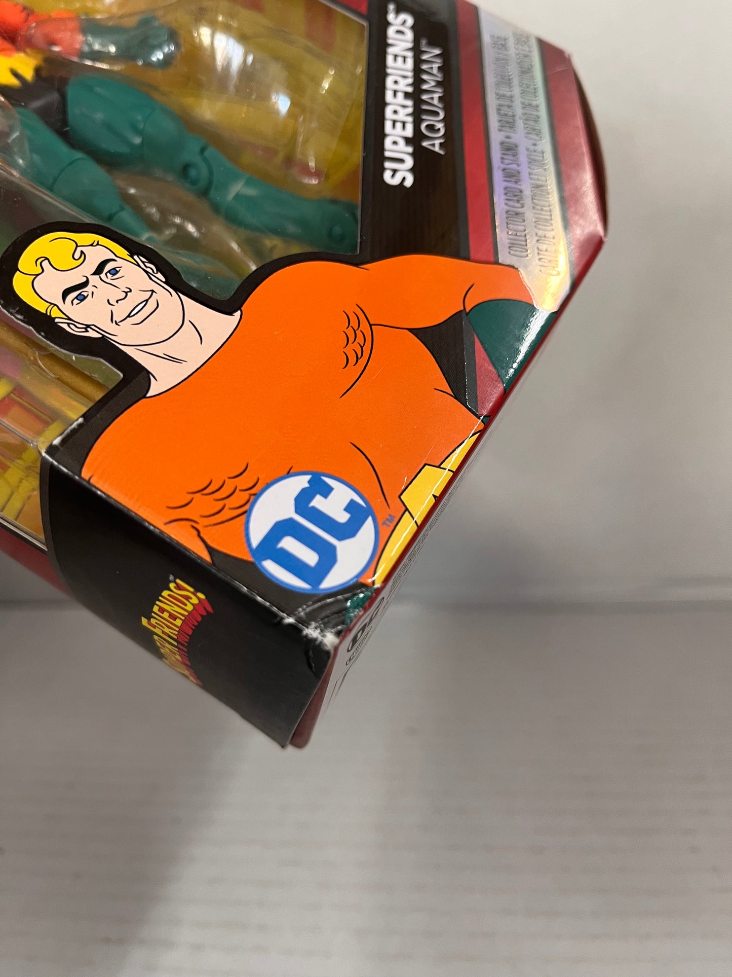 Mattel DC Comics Multiverse SuperFriends Aquaman 6" Action Figure Collector Card
