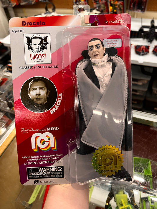 Mego Universal Monsters Bela Lugosi as DRACULA, Limited Edition Black & White
