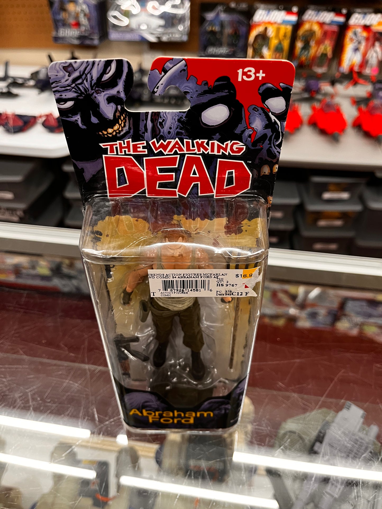 McFarlane Toys The Walking Dead Comic Series 4 ABRAHAM FORD Action Figure New