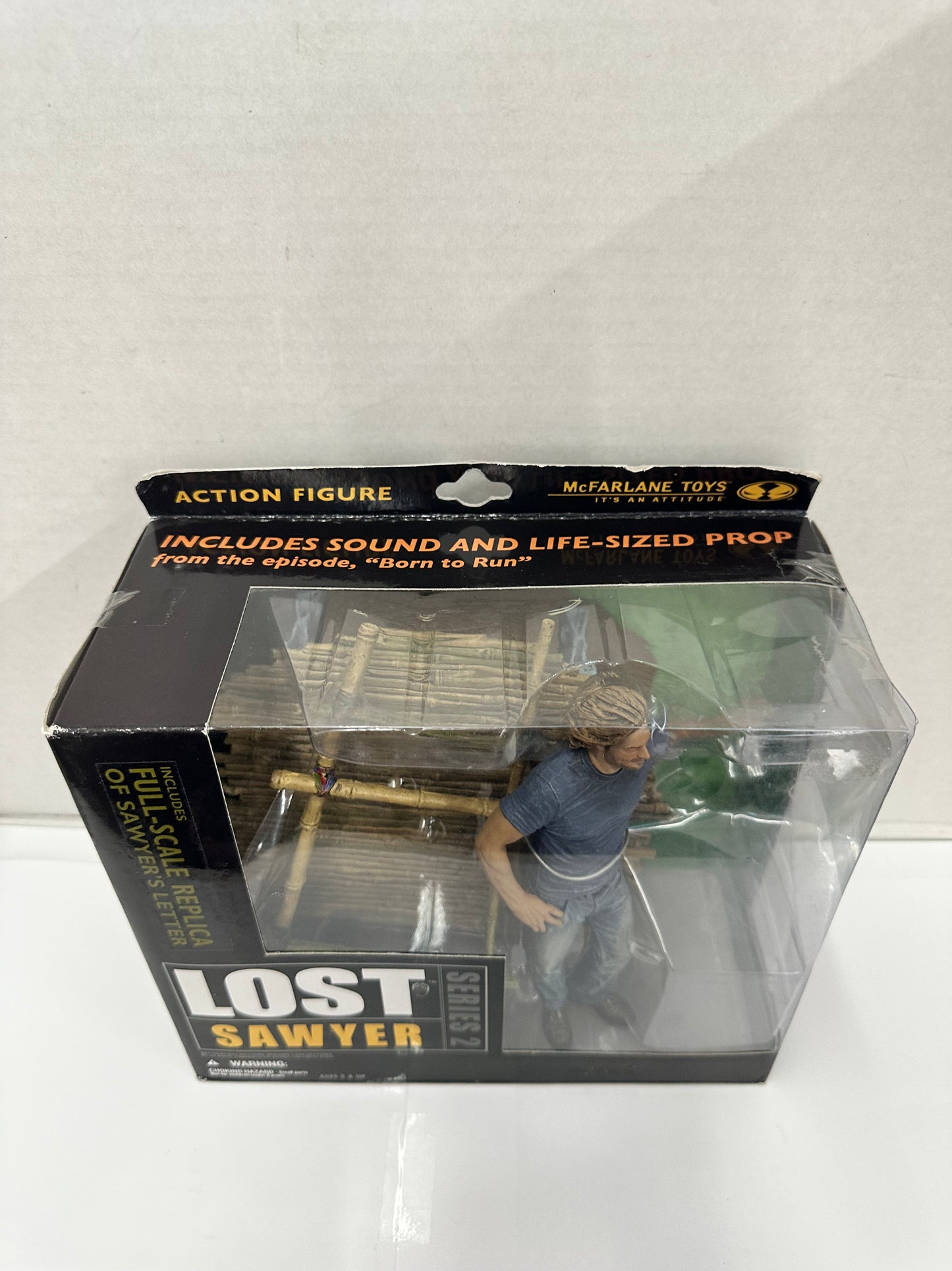 McFarlane LOST Series 2 Sawyer Action Figure Sealed w/ Letter TV Show 2006
